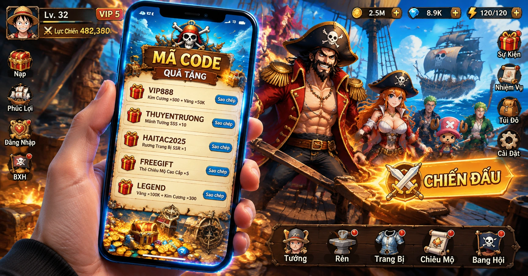 Tổng Quan Về code huyền thoại hải tặc vip 3 Mới Nhất - image 2 Tổng Quan Về code huyền thoại hải tặc vip 3 Mới Nhất - image 2